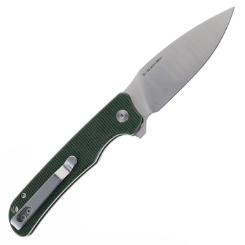 SIxLeaf SL-58 Folding Knife Green Micarta Handle 8Cr13MoV Plain Edge