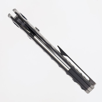 SixLeaf Folding Knife Titanium Alloy Handle 10Cr15MoV Plain Edge SL-67