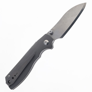 Sandrin Knives Torino Folding Knife Titanium Handle HRC71 Plain Edge