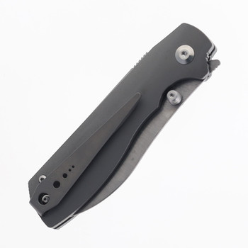 Sandrin Knives Torino Folding Knife Titanium Handle HRC71 Plain Edge