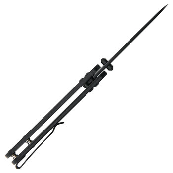 CJRB Lyrid Folding Knife Black G10 Handle AR-RPM9 Sheepsfoot Plain Black Blade J1953-BBK