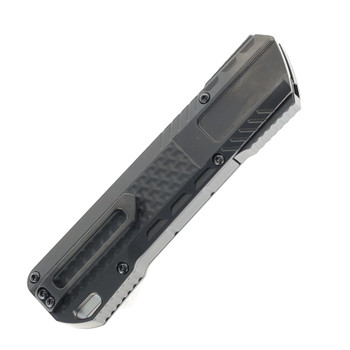 REMETTE Innovative Design Leopard Folding Knife Titanium Handle 20CV Plain Edge RT-Sharp  RTSLD