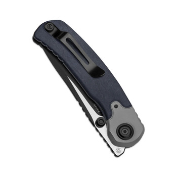 Kizer Pioneer Folding Knife Blue Canyon Titanium Handle S35VN Black Blade ZX-FK03A5 Kizer Pioneer Folding Knife Blue Canyon Titanium Handle S35VN Black Blade ZX-FK03A5