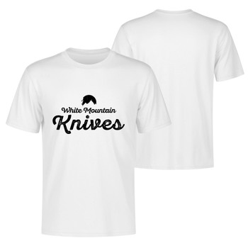White Mountain Knives White Cotton T-Shirt (1-2 Week Turn-around) White Mountain Knives White Cotton T-Shirt (1-2 Week Turn-around)