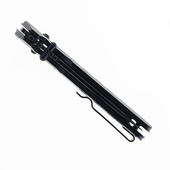 Critical Strike X504 Folding Knife Black G10 Handle VG-10 Plain Black Blade X504-BKBF