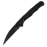 Cold Steel Frenzy II Folding Knife Black G10 Handle 3V Plain Black Blade FL-35FRN-BKBK