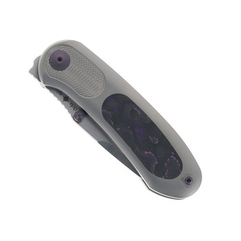 Ochs Worx Lontra EDX Folding Knife Purple Haze Fat Carbon Fiber Handle M390 Plain Edge Two Tone Satin Finish OWLEPH Ochs Worx Lontra EDX Folding Knife Purple Haze Fat Carbon Fiber Handle M390 Plain Edge Two Tone Satin Finish OWLEPH