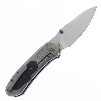 Ochs Worx Lontra EDX Folding Knife Black Twill Carbon Fiber Handle M390 Plain Edge Two Tone Satin Finish Ochs Worx Lontra EDX Folding Knife Black Twill Carbon Fiber Handle M390 Plain Edge Two Tone Satin Finish