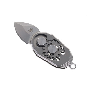 Ketuo Beetle Mini Folding Knife Titanium Handle M390 Plain Edge