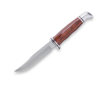 Buck 102 Woodsman Fixed Blade Knife Cocobolo Handle 420HC Plain Edge 0102CCS1