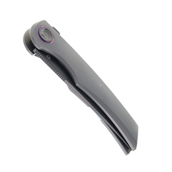 Tuya Persia Folding Knife Integral Titanium Handle w/ Holes S90V Blade T1750-A #7