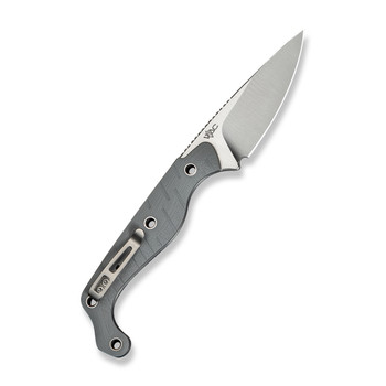 Civivi SOKN Fixed Blade Knife Gray G10 Handle Nitro-V Plain Edge Satin Finish C22027-2