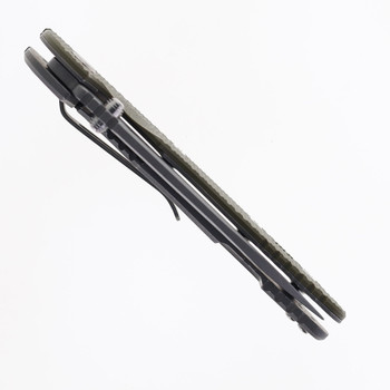 Hinderer XM-18 Skinny Slicer Folding Knife Green G10 Handle Magnacut Working Finish