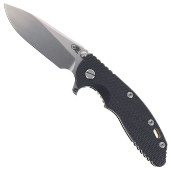Hinderer XM-18 Skinny Slicer Folding Knife Black G10 Handle Magnacut Stonewashed Bronze Titanium