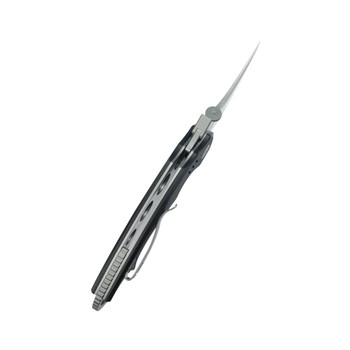 Kubey Jaw Pikal Folding Knife Black G10 Handle 14C28N Plain Edge Beadblast Finish KU440A Kubey Jaw Pikal Folding Knife Black G10 Handle 14C28N Plain Edge Beadblast Finish KU440A