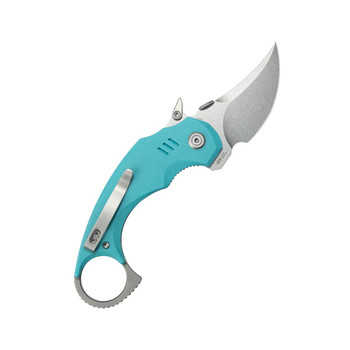 Kubey Jaw Pikal Folding Knife Tiffany Blue G10 Handle 14C28N Plain Edge Beadblast Finish KU440B Kubey Jaw Pikal Folding Knife Tiffany Blue G10 Handle 14C28N Plain Edge Beadblast Finish KU440B