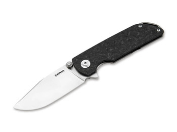 (Small Chips) Open Box / Return Boker Sherman EDC Folding Knife Black Carbon Fiber Handle MagnaCut Plain Edge 110665 (Small Chips) Open Box / Return Boker Sherman EDC Folding Knife Black Carbon Fiber Handle MagnaCut Plain Edge 110665