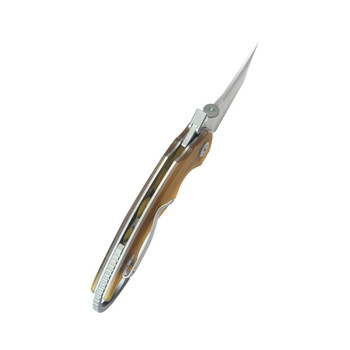 Kubey Jaw Folding Knife Ultem Handle 14C28N Plain Edge Sandblast Finish KU439C Kubey Jaw Folding Knife Ultem Handle 14C28N Plain Edge Sandblast Finish KU439C