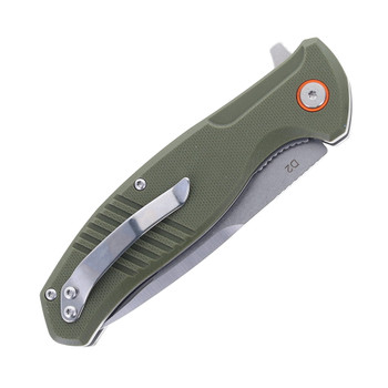 FreeTiger Folding Knife Green G10 Handle D2 Plain Edge FT927-GR