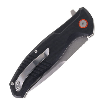 FreeTiger Folding Knife Black G10 Handle D2 Plain Edge FT927-BK