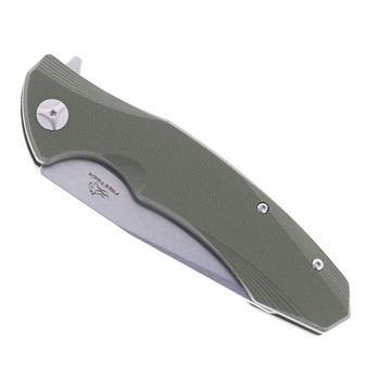 FreeTiger Folding Knife Green G10 Handle D2 Plain Edge FT928-GR