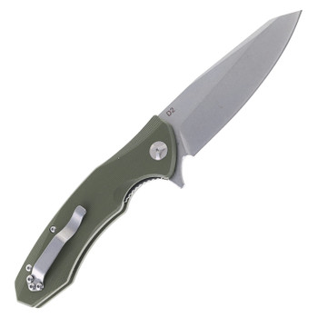 FreeTiger Folding Knife Green G10 Handle D2 Plain Edge FT928-GR