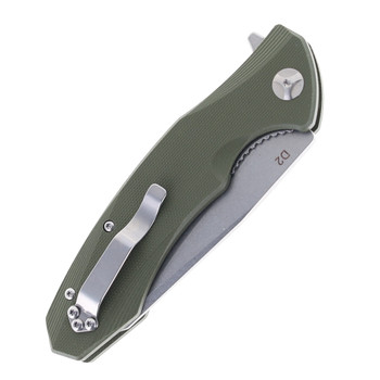 FreeTiger Folding Knife Green G10 Handle D2 Plain Edge FT928-GR