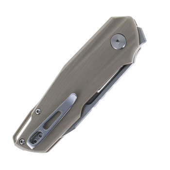 Bestech Toddler Folding Knife OD Green G10 Handle 14C28N Plain Edge BG64C