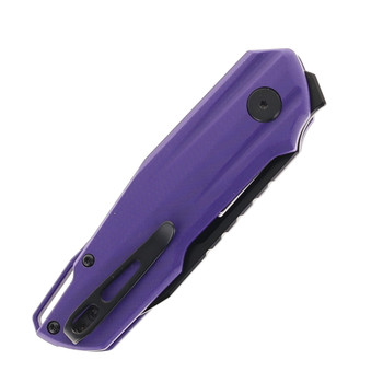 Bestech Toddler Folding Knife Purple G10 Handle 14C28N Plain Edge BG64D