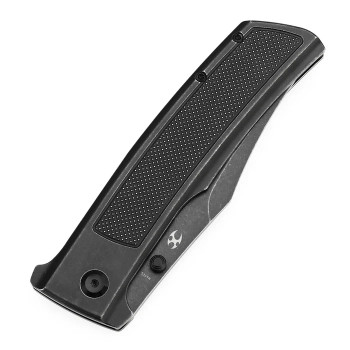Kansept Bison Folding Knife Blackwash Titanium Handle S35VN Plain Edge Blackwash Finish K1108A4 Kansept Bison Folding Knife Blackwash Titanium Handle S35VN Plain Edge Blackwash Finish K1108A4