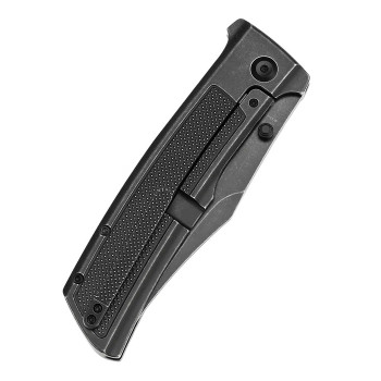 Kansept Bison Folding Knife Blackwash Titanium Handle S35VN Plain Edge Blackwash Finish K1108A4 Kansept Bison Folding Knife Blackwash Titanium Handle S35VN Plain Edge Blackwash Finish K1108A4