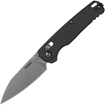 Kershaw Bel Air Folding Knife Gray Aluminum Handle Magnacut Plain Edge Stonewash Finish KS6105GRYSW
