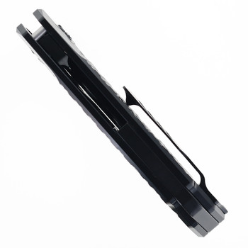 PMP Knives Beast Prime Pocket Knife Black Titanium Handle 3V Steel Blade PMP Knives Beast Prime Pocket Knife Black Titanium Handle 3V Steel Blade
