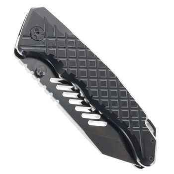 PMP Knives Beast Prime Pocket Knife Black Titanium Handle 3V Steel Blade PMP Knives Beast Prime Pocket Knife Black Titanium Handle 3V Steel Blade
