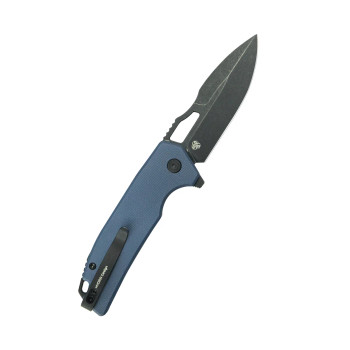 Kubey RDF Pocket Folding Knife Blue G-10 Handle 3.11" Blackwash 14C28N Blade Knife KU316J Kubey RDF Pocket Folding Knife Blue G-10 Handle 3.11" Blackwash 14C28N Blade Knife KU316J