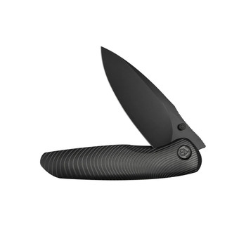 KB Pioneer Folding Knife Black DLC Titanium Handle 20CV Drop Point Plain Edge Black DLC Finish KB379C KB Pioneer Folding Knife Black DLC Titanium Handle 20CV Drop Point Plain Edge Black DLC Finish KB379C