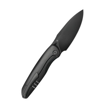 KB Pioneer Folding Knife Black DLC Titanium Handle 20CV Drop Point Plain Edge Black DLC Finish KB379C KB Pioneer Folding Knife Black DLC Titanium Handle 20CV Drop Point Plain Edge Black DLC Finish KB379C