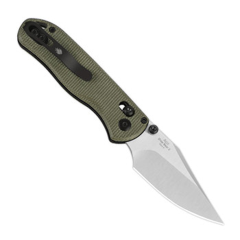 Kizer Drop Bear 2 Folding Knife Green Micarta Handle Nitro-V Clip Point Plain Edge V3619.2KC1