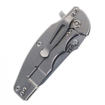 Hinderer Jurassic Slicer Folding Knife OD Green G10 Handle Magnacut Stonewashed Titanium