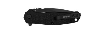 Kershaw Conduit Black Glass-Filled Nylon Folding Knife Black 8Cr13MoV Serrated Blade 1407ST Kershaw Conduit Black Glass-Filled Nylon Folding Knife Black 8Cr13MoV Serrated Blade 1407ST