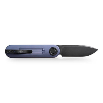 Vosteed Corgi Folding Knife Dark Slate Blue Aluminum Handle S35VN Drop Point Plain Edge Black Stonewash Finish A3706 Vosteed Corgi Folding Knife Dark Slate Blue Aluminum Handle S35VN Drop Point Plain Edge Black Stonewash Finish A3706