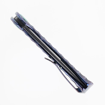 TwoSun Folding Knfe Blue Color Titanium Handle YJ01-V1 Plain Edge TS444-YJ01-Blue TwoSun Folding Knfe Blue Color Titanium Handle YJ01-V1 Plain Edge TS444-YJ01-Blue