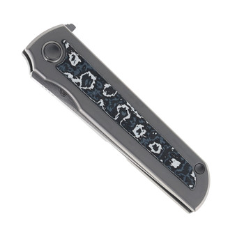 North Mountain Blades Folding Knife Ceramic Carbon Fiber Handle Tanto Plain Edge