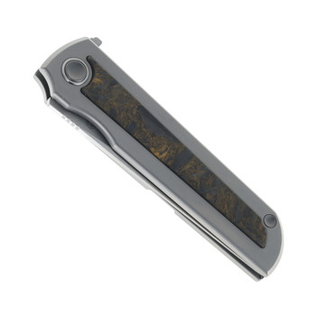 North Mountain Blades Folding Knife Dark Matter Carbon Fiber Handle Tanto Plain Edge