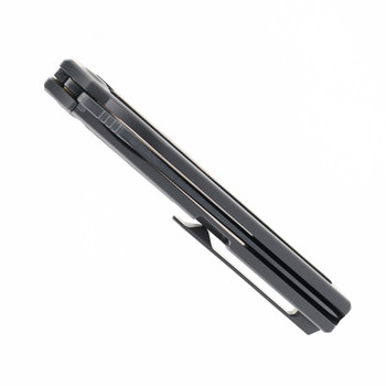 North Mountain Blades Folding Knife Dark Matter Carbon Fiber Handle Tanto Plain Edge