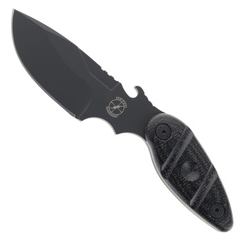 Sniper Bladeworks Utility Fixed Blade Black Micarta SUJ2
