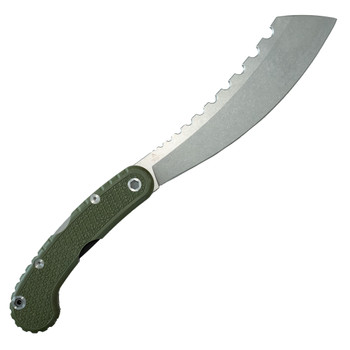 Midgards Parang Folding Knife Olive Green G10 Handle D2 Plain Edge