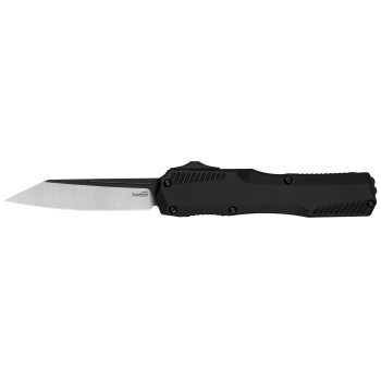 Kershaw Livewire Auto Knife Black Aluminum Handle Magnacut Reverse Tanto Plain Edge 9000R