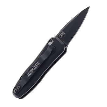 Kershaw Automatic Launch 4 Push Button Lock Knife Black Aluminm Handle Black Plain CPM 154 Blade 7500BLK Kershaw Automatic Launch 4 Push Button Lock Knife Black Aluminm Handle Black Plain CPM 154 Blade 7500BLK