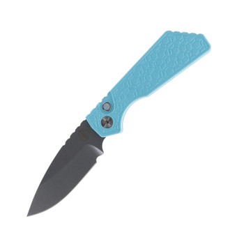 Protech Gridlock Auto Knife Tiffany Blue Aluminum Handle Magnacut